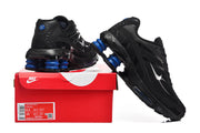 Nike Shox R4 Black and Blue Sneakers