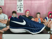 Nike GT Cut 3 Basketball Shoes, Navy and White
