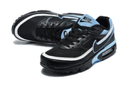 Nike Air Max Black and Light Blue Sneakers
