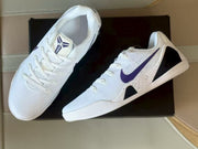 Nike Kobe 9 Basketball Sneakers White Purple