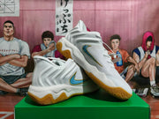 Nike Basketball Shoes White Blue Gum Sole