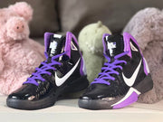 Nike Hyperdunk 2010 Kids Basketball Shoes, Black and Purple