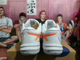 ASICS Sky Elite FF 3 White Orange Volleyball Shoes
