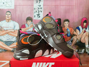 Nike Brown Basketball Sneakers with Pink Accents