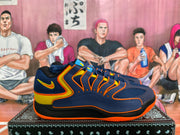 Nike Basketball Sneakers in Navy, Yellow and Orange