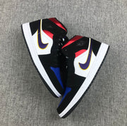 Jordan 1 Mid Satin Lakers Top 3 Sneakers 852542-005