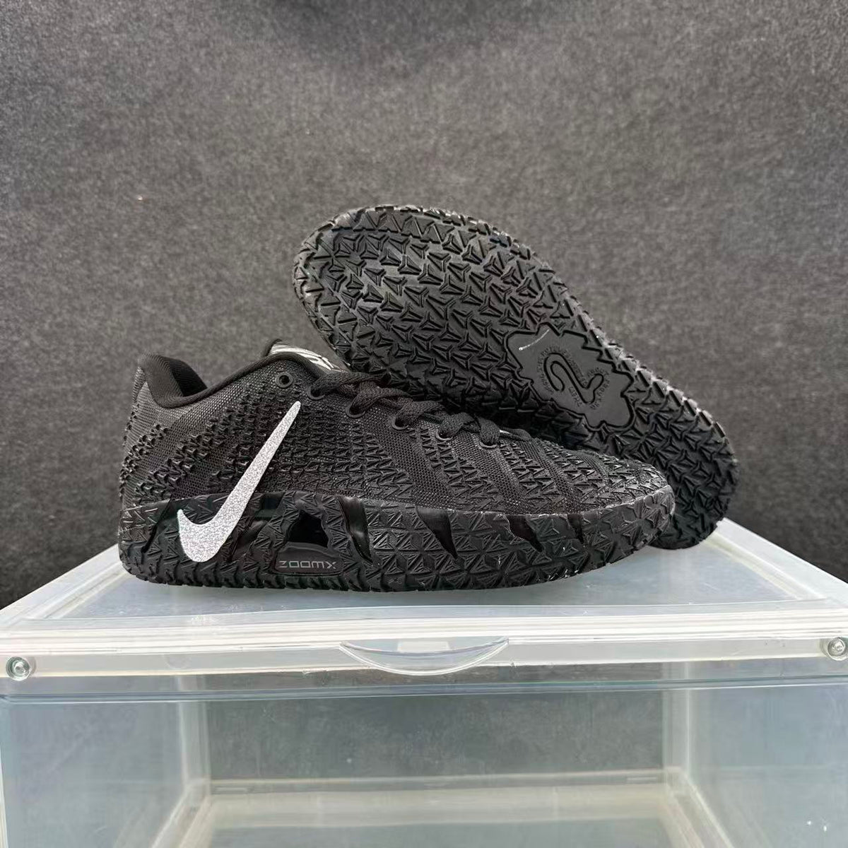 Nike Twelve Basketball Sneakers Black Silver