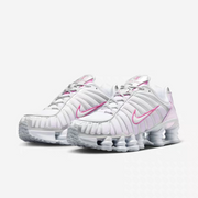 Nike Shox TL White and Pink Sneakers