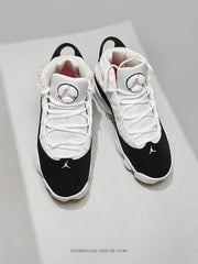 Jordan White Black Pink High-Top Sneakers