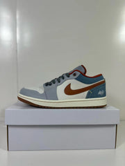 Jordan Air Jordan 1 Low Sneakers Blue Gray and Brown FZ5045-019