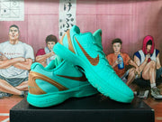 Nike Brunson PE Basketball Sneakers Turquoise Gold