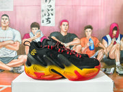 Under Armour Basketball Sneakers Black Yellow Orange