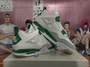Jordan White Green Basketball Sneakers 36-48.5