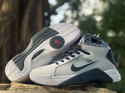 Nike HD2008 High-Top Basketball Sneakers Gray Black