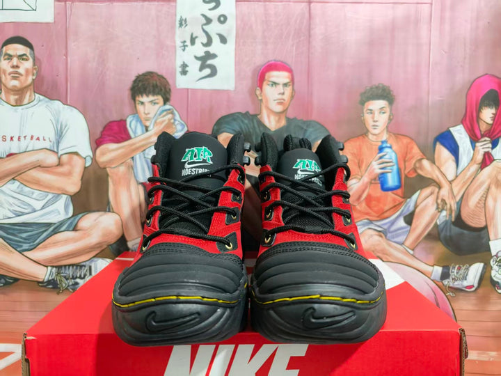 Nike Air Basketball Sneakers Black and Red