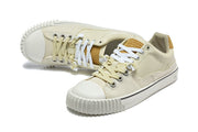 Maison Margiela Replica Low-Top Sneakers in Cream and Tan