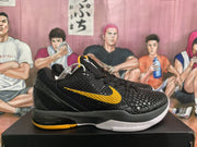 Nike Kobe Basketball Sneakers Black and Yellow