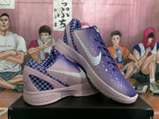 Nike Zoom Basketball Sneakers Purple Gradient