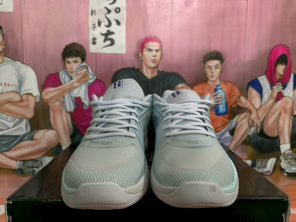 Nike Basketball Sneakers White Gray Blue