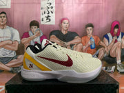 Nike Kobe 6 USC Basketball Shoes in White and Gold